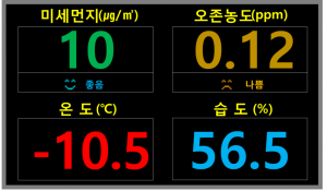 전광판_환경4개 전광판_환경4개